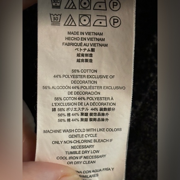 Michael Kors Pullover Sweatshirt Gray/black XL Extra Large  Top 23 Inch P2P - Picture 4 of 6